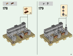 LEGO 21127 instructions page 69 – build guide