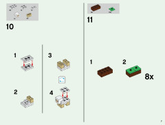 LEGO 21127 instructions page 7 – build guide