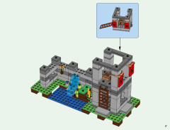 LEGO 21127 instructions page 17 – build guide