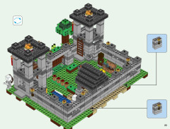 LEGO 21127 instructions page 23 – build guide