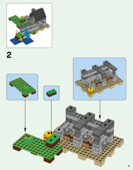 LEGO 21127 instructions page 11 – build guide
