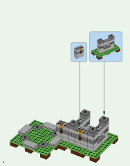 LEGO 21127 instructions page 4 – build guide