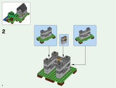 LEGO 21127 instructions page 6 – build guide