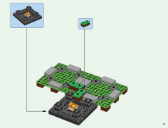 LEGO 21127 instructions page 15 – build guide