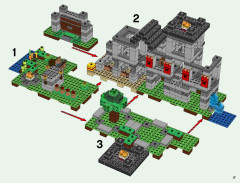 LEGO 21127 instructions page 17 – build guide
