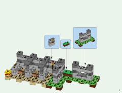 LEGO 21127 instructions page 3 – build guide