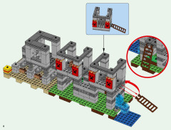 LEGO 21127 instructions page 6 – build guide