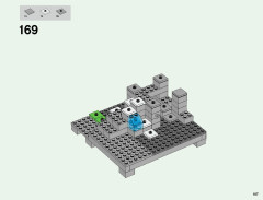 LEGO 21128 instructions page 107 – build guide