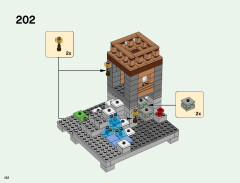 LEGO 21128 instructions page 122 – build guide