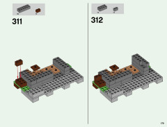 LEGO 21128 instructions page 179 – build guide