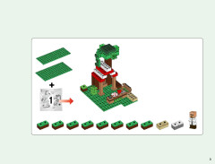 LEGO 21128 instructions page 3 – build guide