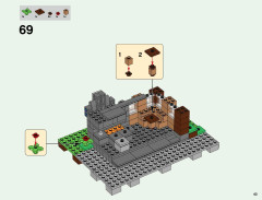 LEGO 21128 instructions page 43 – build guide