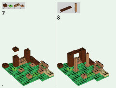 LEGO 21128 instructions page 8 – build guide