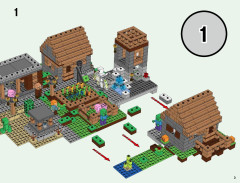 LEGO 21128 instructions page 3 – build guide