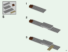 LEGO 21128 instructions page 43 – build guide