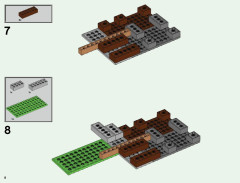 LEGO 21128 instructions page 8 – build guide