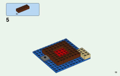 LEGO 21129 instructions page 13 – build guide