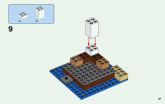 LEGO 21129 instructions page 17 – build guide