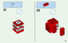 LEGO 21129 instructions page 25 – build guide