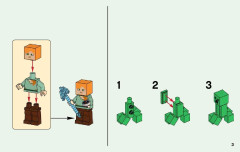 LEGO 21129 instructions page 3 – build guide