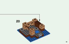 LEGO 21129 instructions page 43 – build guide
