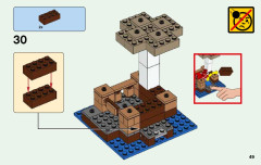 LEGO 21129 instructions page 49 – build guide