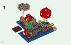 LEGO 21129 instructions page 66 – build guide