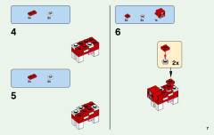 LEGO 21129 instructions page 7 – build guide