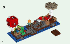 LEGO 21129 instructions page 70 – build guide
