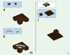 LEGO 21130 instructions page 43 – build guide