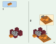LEGO 21130 instructions page 49 – build guide