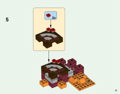 LEGO 21130 instructions page 51 – build guide