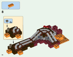 LEGO 21130 instructions page 54 – build guide