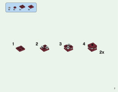 LEGO 21130 instructions page 7 – build guide