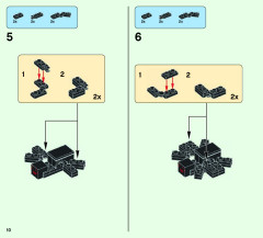 LEGO 21131 instructions page 10 – build guide