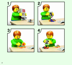 LEGO 21131 instructions page 2 – build guide