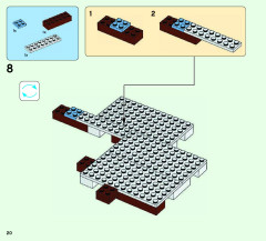 LEGO 21131 instructions page 20 – build guide