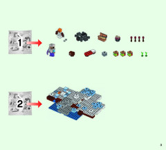LEGO 21131 instructions page 3 – build guide