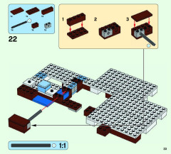 LEGO 21131 instructions page 33 – build guide