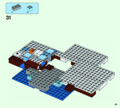 LEGO 21131 instructions page 43 – build guide