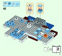 LEGO 21131 instructions page 55 – build guide