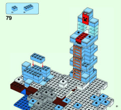 LEGO 21131 instructions page 21 – build guide