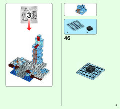 LEGO 21131 instructions page 3 – build guide