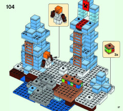 LEGO 21131 instructions page 37 – build guide