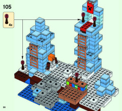 LEGO 21131 instructions page 38 – build guide