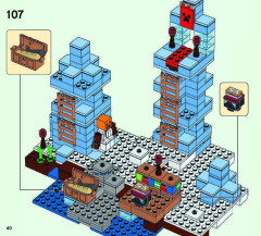 LEGO 21131 instructions page 40 – build guide