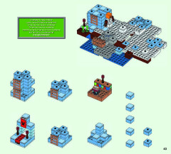 LEGO 21131 instructions page 43 – build guide