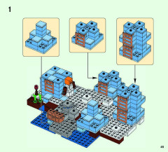 LEGO 21131 instructions page 45 – build guide