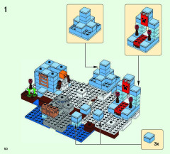 LEGO 21131 instructions page 50 – build guide