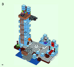 LEGO 21131 instructions page 52 – build guide